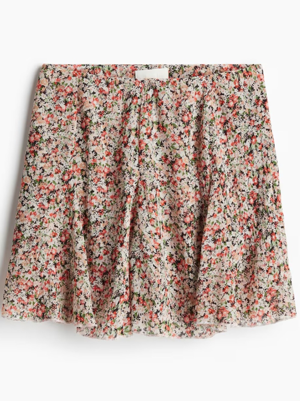 H&M Mini Skirt (skort) Floral Print with built in shorts